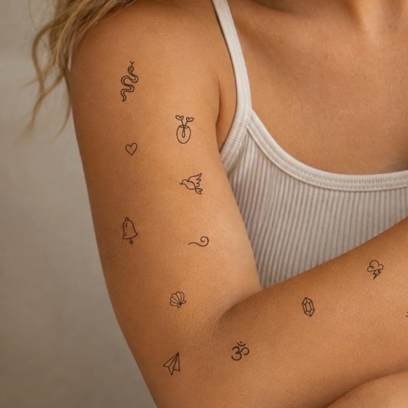 temporary tattoo, tiny tattoo, mini tattoo, fake tattoo, finger tattoo, hand tattoo, wrist tattoo, arm tattoo, freckle tattoo, aesthetic tattoo, minimalist tattoo, fine line tattoo, micro tattoo, small tattoo, boho tattoo, tattoo bundle, tattoo sheet, tattoo pack, tattoo png, printable tattoo, instant download, digital download, stick on tattoo, temporary tattoo paper, diy tattoo, matching tattoo, cute tattoo,