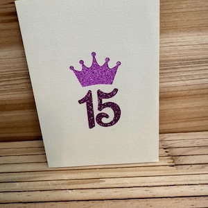 Quinceañera 15 con sobre blanco