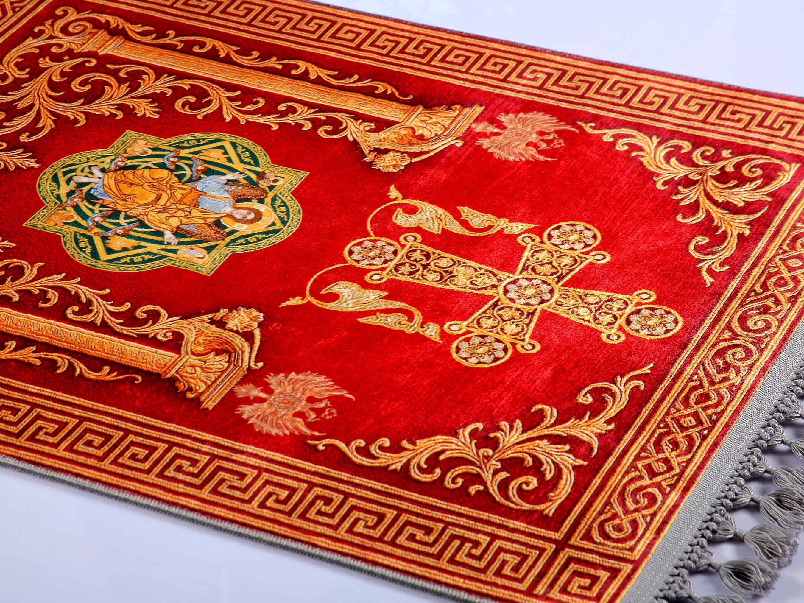 Orthodox Rug Prayer Mat Christian Orthodox Wall Decor Catholic Tapestry Angel ...