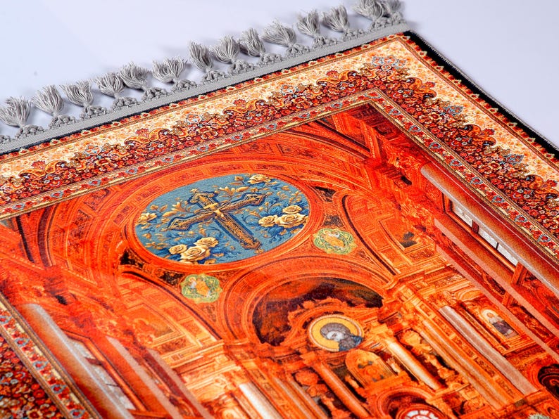 Orthodox Rug Christian Wall Art Orthodox Prayer Mat Wall Hanging Rug Catholic ...