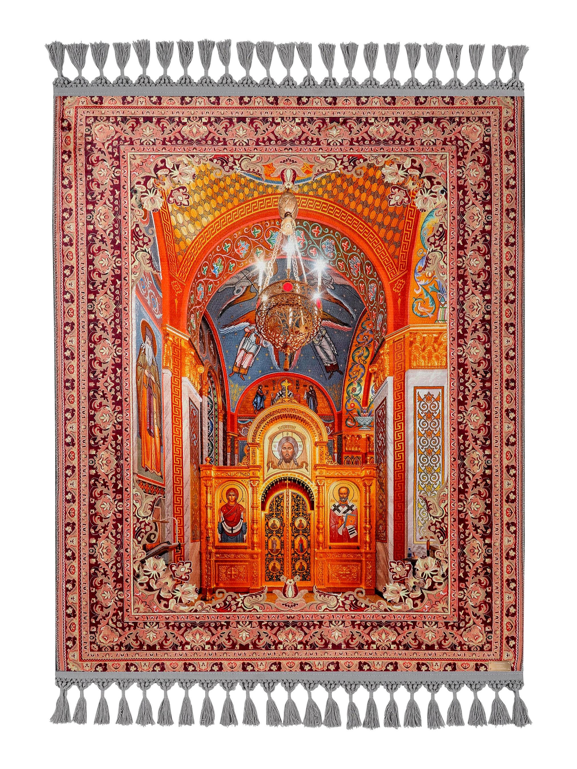 Orthodox Rug Orthodox Church Interior Wall Art Christian Decor Catholic Tapestry ...