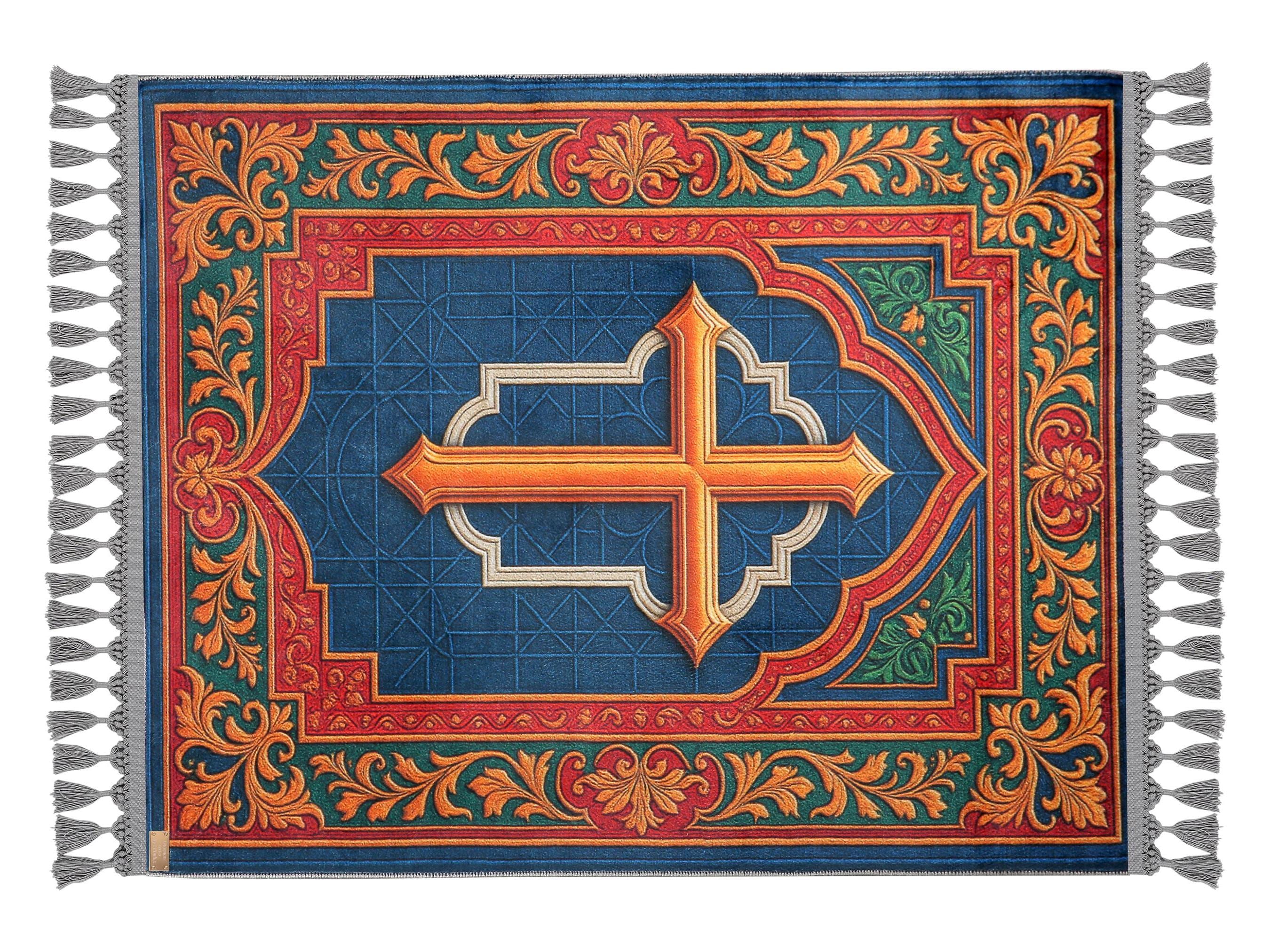 Orthodox Rug Christian Prayer Mat Orthodox Tapestry Soft Silky Catholic Wall Decor ...