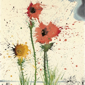 Salvador Dali Spring Explosive 1965 Canvas