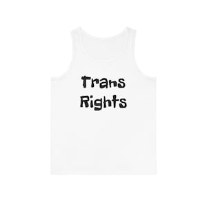Unisex Softstyle™ Tank Top - Trans Rights Pride Wear, LGBTQ+ Activism Shirt, Equality Tank, Comfortable Summer Apparel, Custom Tee for [...]