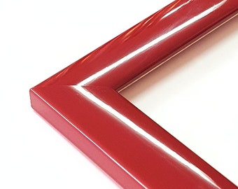 Bright Red Photo Frame, Perfect for Valentine’s Day – A Stylish and Eye-Catching Design for Photos, Posters, or Artwork. All Sizes Available