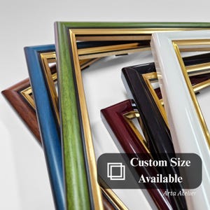 Personalisierter Bilderrahmen für Fotos,Zertifikate,Diplome und Wandkunst-Erhältlich in Größen von 4x6 Zoll (10 x 15 cm) bis 24x32 Zoll (60 x 80 cm)