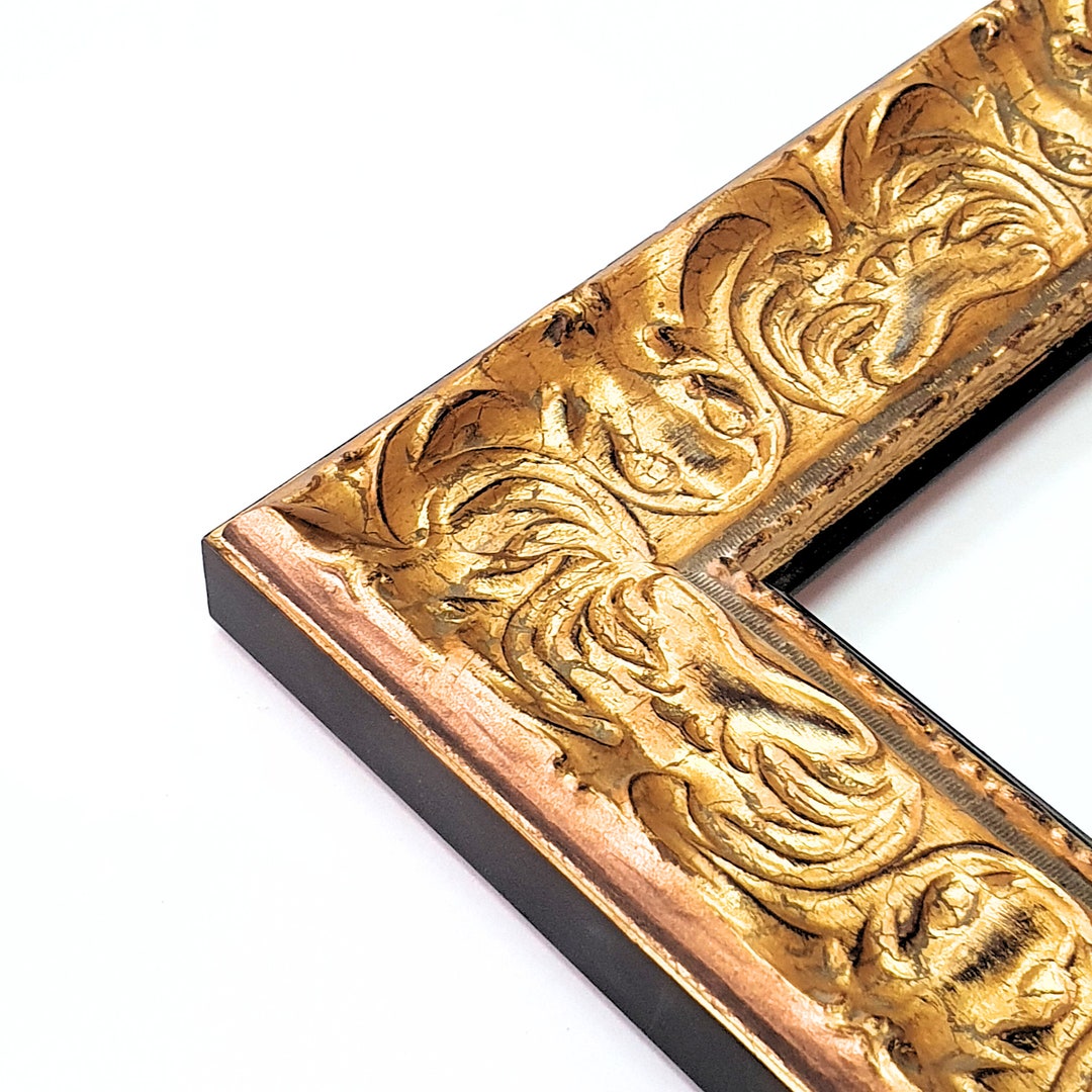 Baroque Gold Frame,custom Wooden Frame With Handcrafted Gilded Finish ...