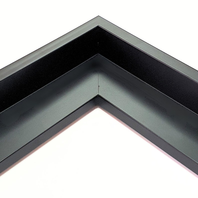Leinwandrahmen Schwarz, kundenspezifische Größe möglich, Premium-Holz, perfekt für Leinwandkunst oder Floating Displays, fügt Eleganz und Raffinesse hinzu a3 a4 a5 a6 Bild 4