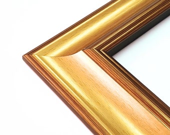 Traditional Gold Picture Frame,Photo Frame,Custom Frame,Poster Frame,Home Design-Multiple Sizes Available:10x15,20x30,30x40,40x50,50x60