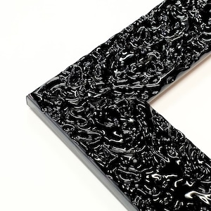 Luxury black frame,crafted from premium wood,offers a customizable size for photos and posters,featuring an elegant design ideal for art