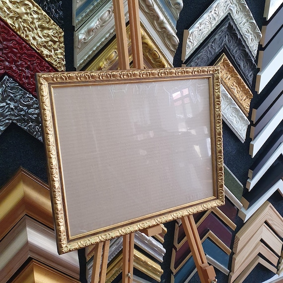 バロックスタイル ゴールド額縁 バロックスタイル ゴールド額縁 バロックゴールド額縁 幅30mm、フォト