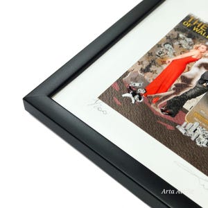 Cadre photo noir de qualité supérieure, fabriqué à partir de bois de qualité supérieure. Idéal pour les photos, les posters, la décoration intérieure, les casse-têtes, les diplômes, les certificats, élégant et durable