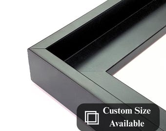 Marco flotante de lienzo profundo, color negro, tamaño personalizado posible 20x30 30x40 40x50 50x60 50x70 60x80 a1 a2 a3 a4 a5 a6 Enmarcado para lienzo grande