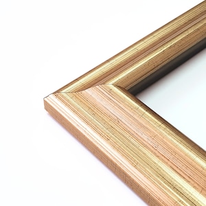 Luxurious Gold Plastic Frame–Ideal for Photos,Posters, and Wall Art–Available in 10x15, 15x20, 20x30, 30x40, 40x50, 50x60, 50x70,60x80,A1-A7