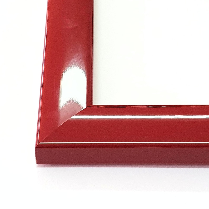 Red Frame 23 Mm Width,a2 A3 A4 A5 A6,photo Frame,handmade,custom Frame ...