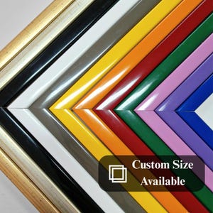 Dünne Bilderrahmen 4"x6", 5"x7", 8"x10", 11"x14" - Individuelle Bilderrahmen für die Kunstwand, Posterrahmen, Galeriewand, kostenloser Versand in den USA."
