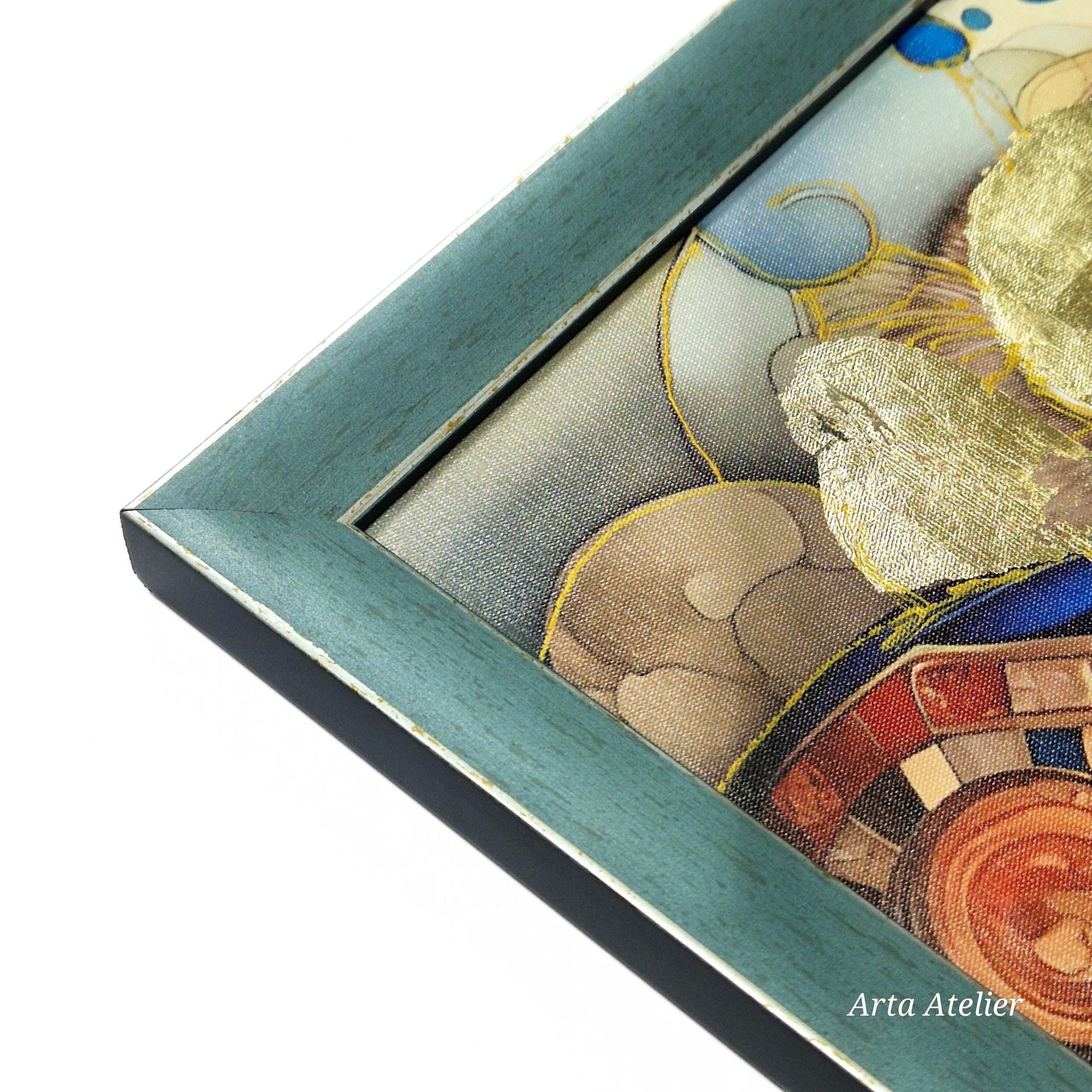 Picture Frame Color:green Wood Frame for Photos,posters and Wall Art,perfect for Family Pictures ...