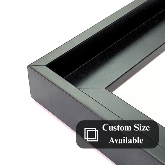 Canvas Frame Black,Custom Size Possible,Premium Wood,Perfect for Canvas Art or Floating Displays,Adds Elegance & Sophistication a3 a4 a5 a6
