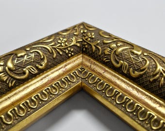 【ヴィンテージ】サンマンコ REGAL Regal Rococo Frame in Gold and Silver – Handcrafted Vintage