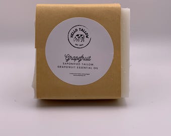 Jabón de sebo de pomelo