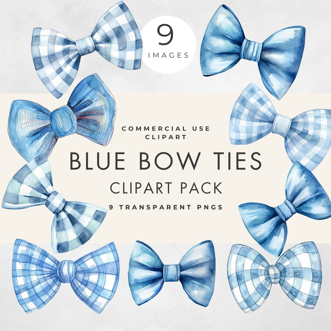 Blue Bow Tie Clipart, 9 Images, Commercial Use, Transparent Pngs ...