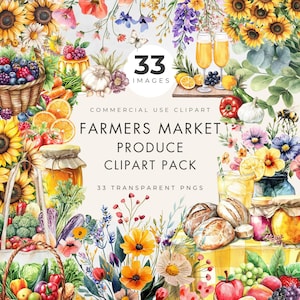 Clipart del mercato degli agricoltori, uso commerciale, PNG trasparente, appena uscito dal mercato, grafica per addio al nubilato, prodotto localmente, artigianato di carta