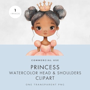 Prinzessin Clipart, kommerzielle Nutzung, transparente PNG, junge Dame, Mädchen Kopf & Schultern, Aquarell, Papier Handwerk, Scrapbooking