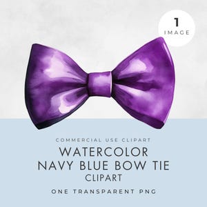 Clipart di papillon viola, IMMAGINE SINGOLA, Uso commerciale, PNG trasparente, papillon color malva acquerello, Cravatta da smoking da uomo, Carta artigianale e diario