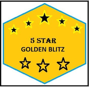 Monopoly 5 STERREN Golden Blitz