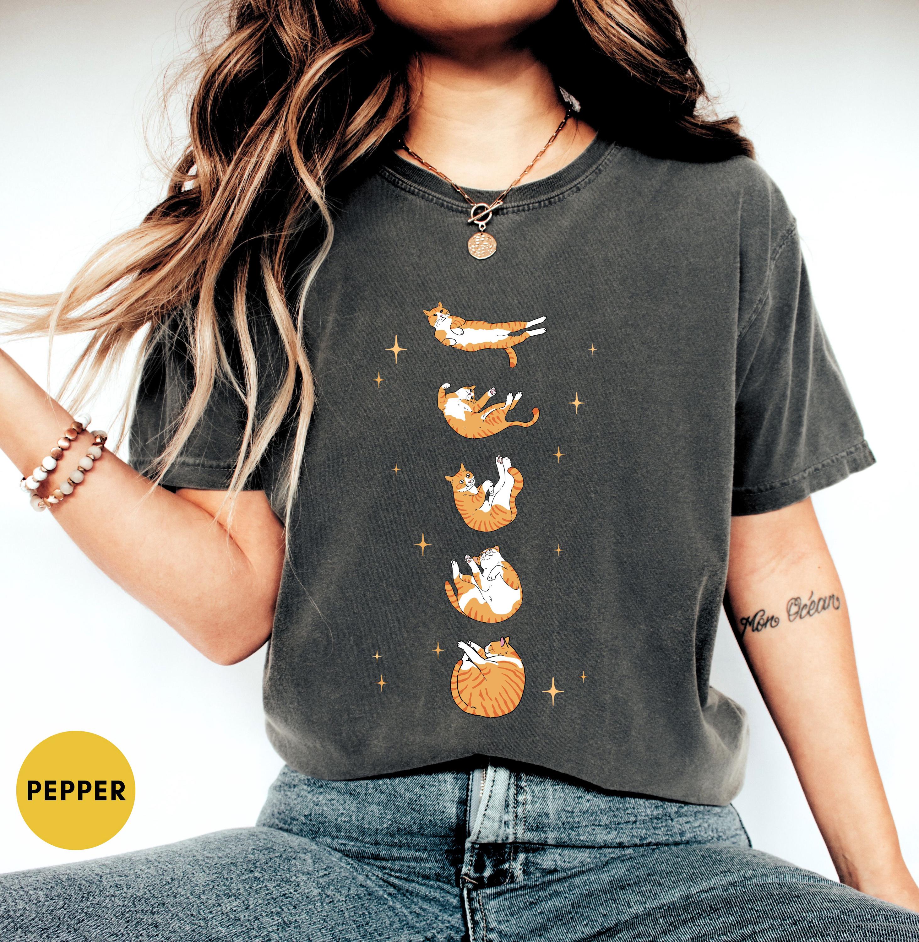 Orange Cat T Shirt - Etsy