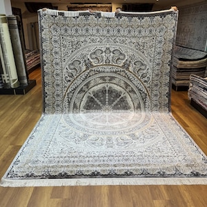 Wunderschöner Seidenteppich, 200x300 Kelim Teppich, Handgewebter Kelim Teppich, Handgeknüpfter Teppich, Handgeknüpfter Teppich, Handgeknüpfter Kelim Teppich