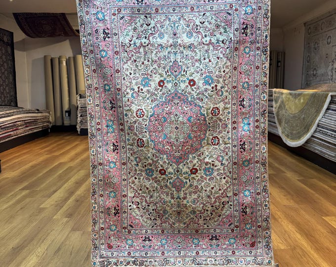 Silk Rug Handmade Silk Rug, Unique Silk Rug, Oriental Silk Rug, Antique Silk ...