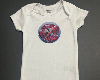 Atlanta Braves 3-6 months Baby Bodysuit