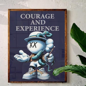 Christian Hypebeast Figure Poster Set ,Printable KAWS Graffiti Poster,Hypebeast Toys,Hypebeast Sneaker, DIGITAL DOWNLOAD