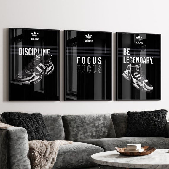 black adidas set