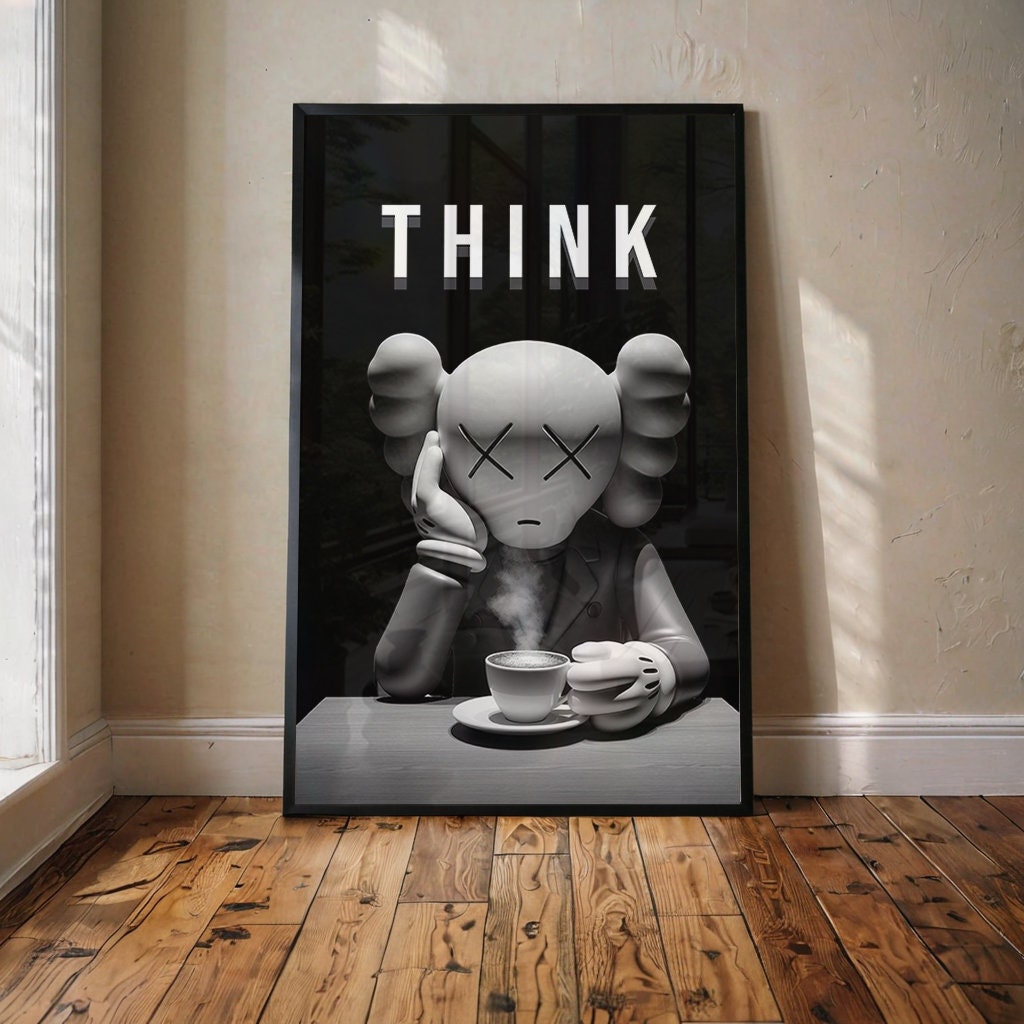 Christian Hypebeast Figure Poster Set ,set of 3,printable KAWS Graffiti ...