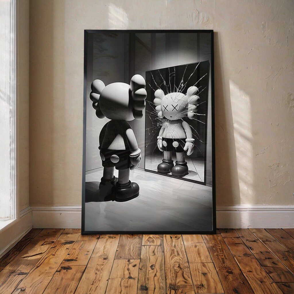 Christian Hypebeast Figure Poster Set ,set of 3,printable KAWS Graffiti ...