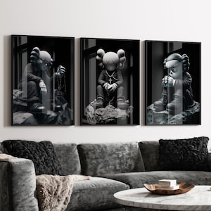 KAWS Graffiti Poster Set: Christian Hypebeast Toys Print (Digital Download)