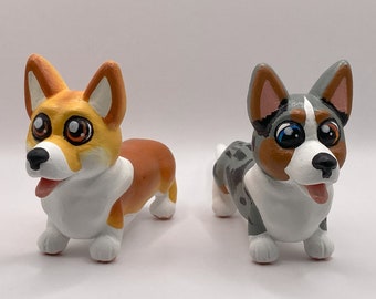 CORGI TOYS ディスプレイ用フィギュア Articulated 3D Printed Corgi - Etsy