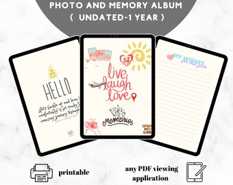 Capture Every Moment: Discover Our Digital & Printable Photo Album Today! PhotoAlbum ,Scrapbook, MemoryKeeper, DIYJournal, CreativeMemories