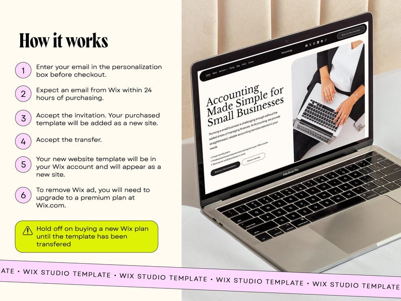 Accountant Wix Studio Website Template, Bookkeeping & CPA Website - Etsy UK