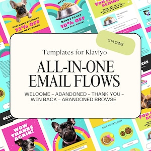 Klaviyo Email Flow Templates: Welcome, Abandoned Cart, Thank You (& More)