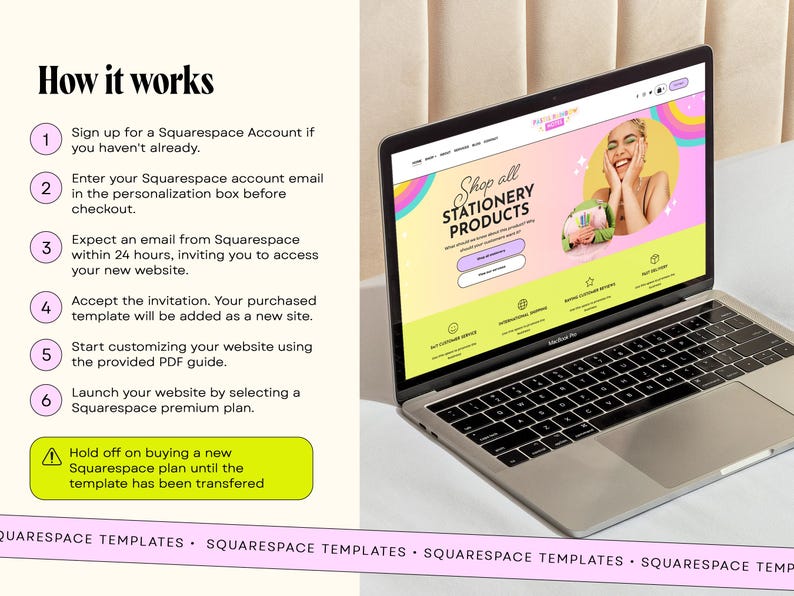 Colorful website, squarespace template, bold website template, template colorful, pastel website template, crafts squarespace, squarespace theme, branding bundle, template funky, retro colorful, kids rainbow, store template, clothing boutique