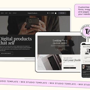 Luxury website, digital product, Wix Website, website template, portfolio website, wix theme, minimal web template, consultancy website, consultant website, web templates, website design, digital website, digital products