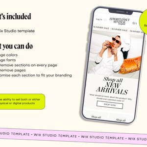 White minimal, website template, influencer website, website template, Wix Studio Template, ecommerce website, wix theme, white website, cream website, beige website, clean website, boutique design, ugc website