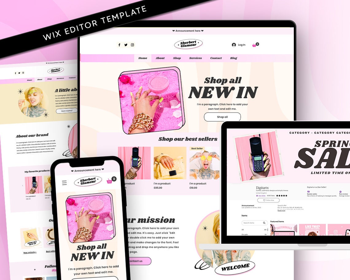 Wix Mejores Webs De Moda Pagina Venta Ropa Wix Tienda De Ropa