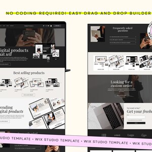 Luxury website, digital product, Wix Website, website template, portfolio website, wix theme, minimal web template, consultancy website, consultant website, web templates, website design, digital website, digital products
