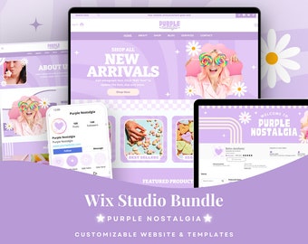 Bright Wix template, Fun Wix website, Candy wix site, Ecommerce website, Wix layout, Wix Design, Wix Boutique, Lilac wix, Purple wix
