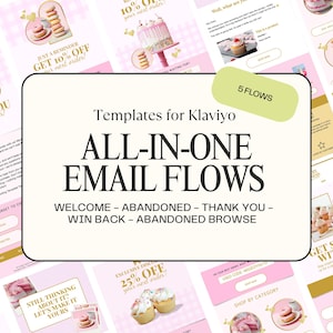 Klaviyo Email Flow Templates: Welcome, Abandoned Cart, Thank You (& More)