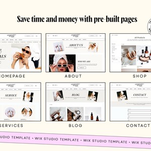 White minimal, website template, influencer website, website template, Wix Studio Template, ecommerce website, wix theme, white website, cream website, beige website, clean website, boutique design, ugc website